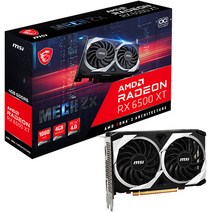 MSI 라데온 RX 6500 XT 메크 2X OC D6 4GB