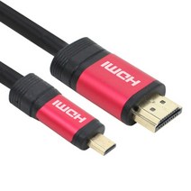 NEXi 마이크로HDMI 2.0 4K UHD 모니터 연결선 라즈베리4 스마트빔 삼성시리즈9 아티브북 듀얼 연결케이블, 5m, 1개
