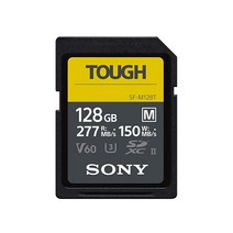 Sony TOUGHM 시리즈 SDXC UHSII 카드 128GB V60 CL10 U3 맥스 (SFM128T/T1)111779