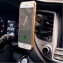 송풍구 자석 핸드폰 거치대 베라크루즈 그렌져HG 티구안 카니발 코란도C 더뉴싼타페 IG NX4 스포티지NQ5 그랜저TG 소나타DN8 K7 SM3 캐스퍼, 클립고정거치용, 1개