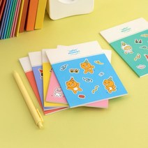카카오프렌즈 해피모먼트 A6 노트 세트 (3개 1세트), 네오, 네오