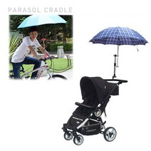 BCP562405다용도 우산거치대/ 유모차 양산거치/ 자전거우산설치, 블랙