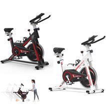 비앰비스포츠 스피닝자전거/스핀자전거/실내싸이클/스핀바이크/홈트 BSI-X105AZ, 화이트