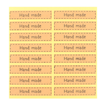 핸드메이드 배달스티커 봉인지 답례품 크라프트지