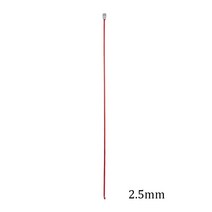 14 크기 25mm-11mm 여러 가지 빛깔의 튀니지 아프가 니 스탄 크로 셰 뜨개질 후크 알루미늄 긴 바늘 스웨터 스카프 짜기 도구 액세서리, [01] 2.5mm