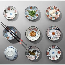 일본그릇 가정식 찬기 접시 예쁜일본그릇 세트 반찬그릇, D타입 접시, 1개