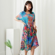사입자mall C81912_아트플리츠원피스 주름원피스 롱원피스 여름원피스