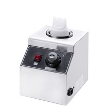 fy-qk-1 전기 소스 워머 80w 상업용 소스 병 워머 핫 치즈 초콜릿 히터 스테인레스 스틸 토핑 디스펜서