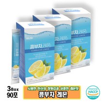 SELTH 콤부차 레몬 30포 3박스 분말 스틱 가루 파우더