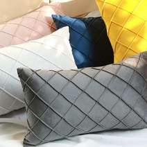 쇼파쿠션커버 북유럽쿠션 패브릭 거실쇼파 인테리어 벨벳 자수 레이스 면 쿠션