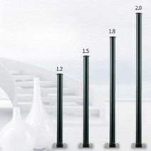 휀스기둥 고정 철망지주대 그물망 울타리 지지대 쇠기둥 메쉬휀스기둥 담장 바리게이트 앙카형 기초형 기둥 5개세트, D.2.5mx1mm(5개)