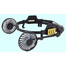 안전모 선풍기 탈부착형 쿨링 헬멧 통풍 쿨러 USB충전, 633 팬 2000mAh(약 4-5시간), 1개