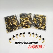 [전동킥보드] 국가 표준 순수 구리 부티크 바이크 오토바이 진공 타이어 노즐 전기 자동차 스쿠터 방폭 밸브, [03] 국가 표준 순수 구리 60 중간 공기 노즐 1