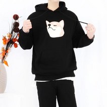 시바견 후드티 기모 맨투맨