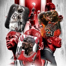 와우박스 주문제작 NBA 시카고불스 레전드 마이클 조던 싸인 유니폼 농구 에어팟 버즈 무선 이어폰 케이스, 무광 하드케이스, 버즈(밑판 검정색)