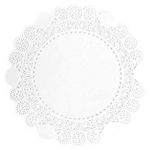 Doilykorea - Premium disponible Rectangular paper doilies 250sheets -Non-Dust Clean Cut Simple de, 아이보리, One Size