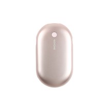 애니클리어 USB 충전식 보조배터리 케이블 겸 휴대용 손난로 전기 핫팩, iGPB-HOT3, 핑크