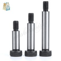 M5 M6 M8 M10 직경 = 6 8 10 12mm 등급 12.9 강철 육각 육각 소켓 캡 헤드 숄더 롤러 베어링 나사 볼트 고, 16 75mm, 01 M10 shoulder dia12mm