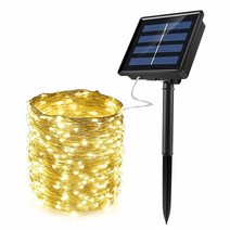 나무 조명 태양광 LED 300구 와이어 웜색 전구(32m)