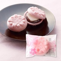 일본과자 벚꽃 모나카 1개. 긴자 아케보노 화과자 과자 선물 코시안 구히 모둠 개별 포장 축하 노시 나비 꽃, 1/6 4/14 배송까지