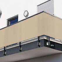 테라스 발코니 가림막 난간 울타리 가리개 사생활보호, 7M, 블랙