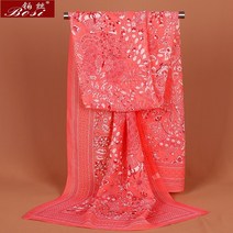 봄 트윌리 롱 스카프 머플러 쉬폰 목도리 schal 판초 에스닉 풀 라드 히잡 럭셔리 레트로 schal160 60 femme