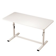 높이조절 서서일하는 스탠딩 책상 학교 회사 졸음방지, 화이트 60X140