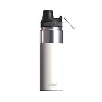 아소부 스텐 진공 보온보냉 텀블러 530ML 알파인 플라스크, 화이트