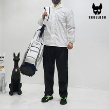 남성골프우의 세트 상의 하의 비옷 우비 방수방풍 골프레인슈트, 블랙상의 블랙하의 2XL