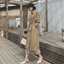 떳다그녀 리넬리 트렌치 코트