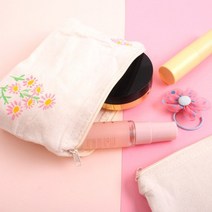 광목파우치 20x11cm 패브릭 봉제 사각 에코 에코백 가방 만들기.아이디몬(주)