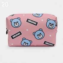 [특] 뷰티파우치 미디엄 M 핑크 160x100x50mm 20개