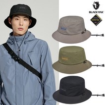 블랙야크 공용 고어텍스 방수 투습 로고디자인 버킷햇 야크버킷햇GTX 2BYHTS2903, BLACK, 58