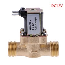 1pc G1/2 ''황동 전기 솔레노이드 밸브 DC 태양열 온수기, 02 DC12V