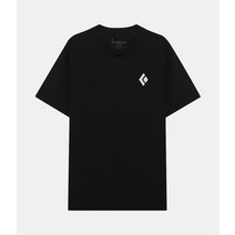 BLACK DIAMOND 블랙다이아몬드 BD 마운틴 배지 SS 티 MENS Black MAMAP730233