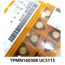 미니밀링선반기계 TPMN160308 UC5115 카바이드 인서트 가공 주철 100% 오리지널 TPMN 밀링 커터 선반 공구, 01 TPMN160308 UC5115