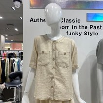 에이비에프지(ab.f.z) AOW9BH52 라운드 스티치 자켓형 블라우스