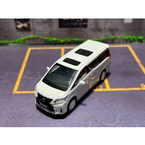 하이브리드 자전거 바이크 통근 용DCT 1/64 Lexus LM300h 하이브리드 다이 캐스트 모델 자동차 컬렉션, 01 WHITE