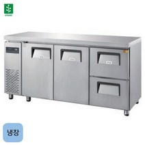 그랜드우성 서랍식 냉장고 1800 우유보관 카페형 업소용 냉장고 GWFM-180DT-2, 우도어2 좌서랍 2칸