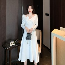 원피스 신부 결혼 약혼 귀성 이브닝 원피스