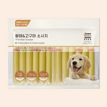 바우와우 무마진 대용량 황태와 고구마 소시지 1080g, 단품