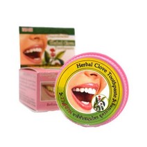25g 태국 코코넛 오일 치아 파우더 신선한 호흡 얼룩 붙여 넣기 초본 치약 관리 정향 화이트닝 D3l9, China_25g