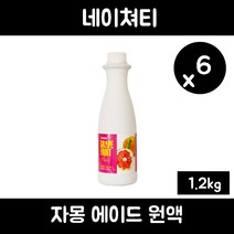 네이쳐티 자몽 에이드 원액, 6개