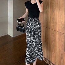 시원한 소재 민소매 프릴포인트 밴딩롱 세트여름 룩 여자 휴가룩 원피스 여름롱 미니 나시 쉬-735056hn
