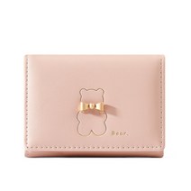 곰 리본타이 여성 학생지갑 미니지갑 졸업 입학 생일 신학기선물 기념일 초등학생지갑