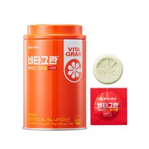 비타그란 비타민C 츄어블 70정 (레몬맛 포도맛 사과맛 라즈베리맛 중 택1) (18일분), 사과맛 70정