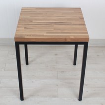 식당테이블 500X500 2인 업소용 식탁 사각 카페 탁자, 11.자작원색