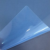 코라미 투명사선 PP커버 제본표지 0.5mm 100p, 청색사선, A4