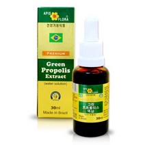 HNH365 브라질 프리미엄 그린프로폴리스 액상 30ml 무알콜 수용성 프로폴리스 항산화 구강 목건강 프로보노이드 아르테필린C 함유 HNH365 부모님선물추천베스트, 1개