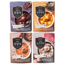 홈플러스 시그니처 죽 4종세트(단팥 단호박 된장 소고기)450g 각8개씩 총32개